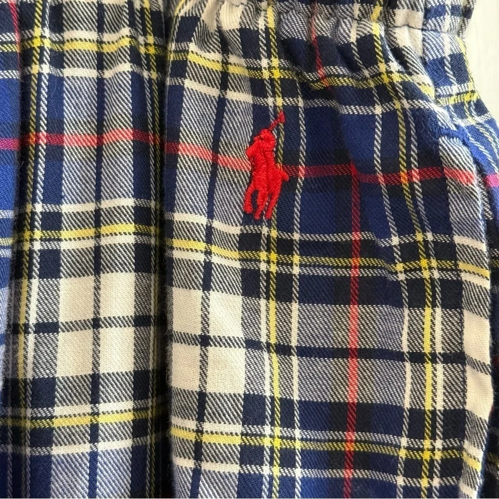 Polo Ralph Lauren Mens Size XL Sleepwear Blue Tartan Plaid Pajama Pants Lounge